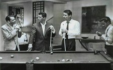 RAT PACK PLAYING POOL CANVAS