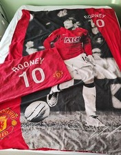 Wayne Rooney single duvet bedset 10 Manchester United FC 1990's red sign vintage