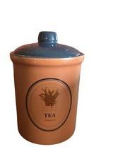 Vintage Tea Canister With Lid