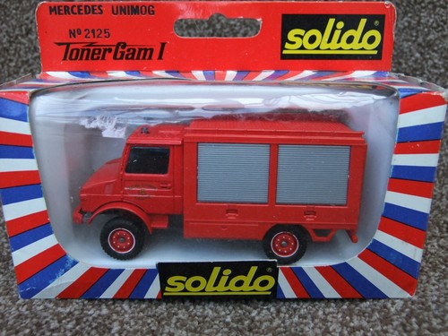 Solido mercedes unimog fire - unimog,