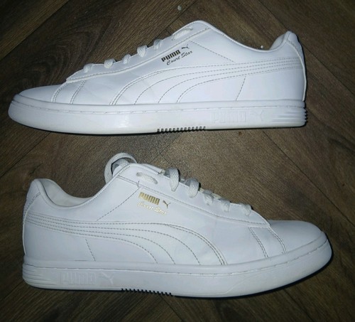 White puma court star - white,