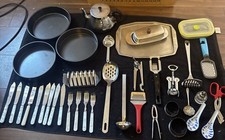 Large Bundle Of Mixed Kitchen Cutlery And utensils, Etc USED