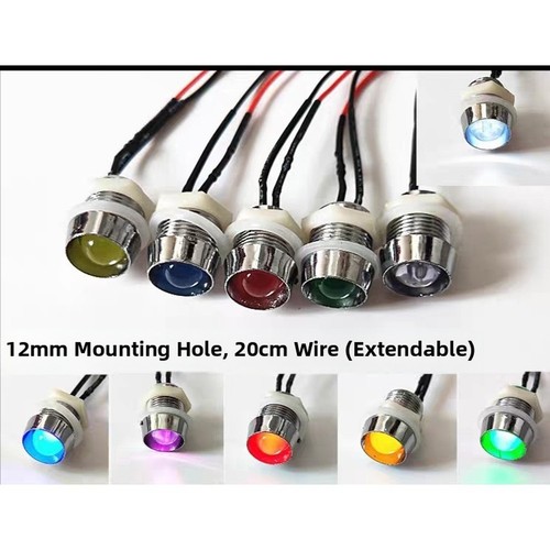 12v led indicator - indicator, light