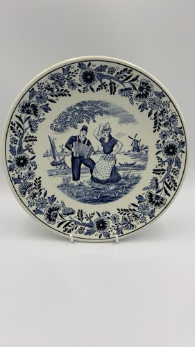 Vintage round blue - round,
