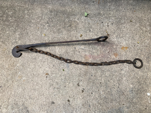 Primitive farm hook hand - farm,