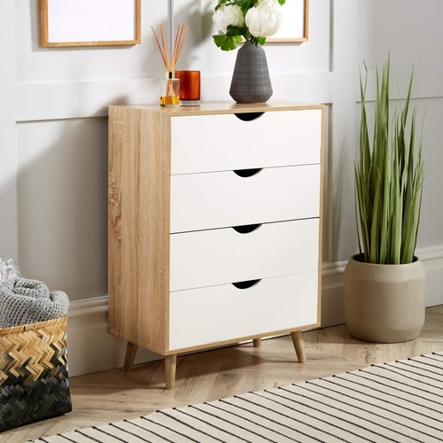 Chest drawers oak and - chest, of