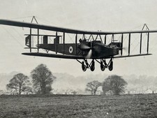 original ww1 royal flying corps 207 sqn HP bomber aircraft photograph RNAS