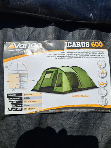 Vango icarus 600 person - icarus, 6