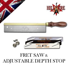 Hellfire Guitar Fret Saw & Depth Stop - Fine Quality - Slotting Fretting Wire