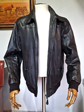 MENS SCHOTT LEATHER JACKET SIZE LARGE