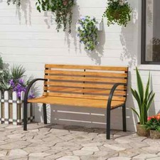2 Seater Garden Bench Metal