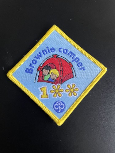 Brownie camper girlguiding - brownie,