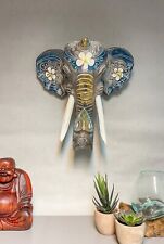 Elephant Wall Mask - Blue Grey