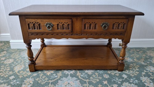 Old charm solid oak coffee - old,