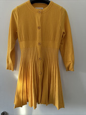 World Book Day Dress Little Miss Sunshine. Yellow Knit Dress Size 9-10 Years.