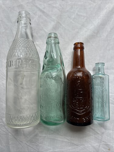 Vintage bottles job lot - job,