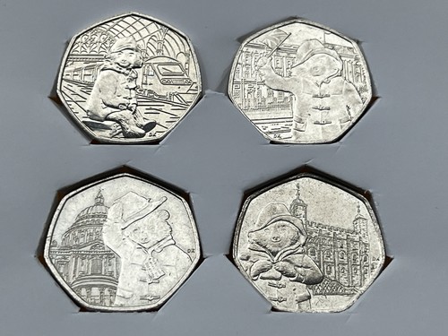 Paddington bear 50p - bear, full