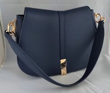 ANNE KLEIN Navy Blue Shaped