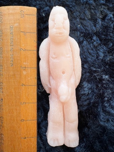 Pale pink voodoo doll poppet - pale,