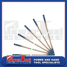 Pegas 90.481 Pack of 6 18.5TPI Pinned Skip 5" Wood Cutting Scroll Saw Blades
