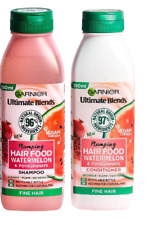Garnier Watermelon Pomegranate Hair Food Shampoo AND Conditioner Hair Plumping 