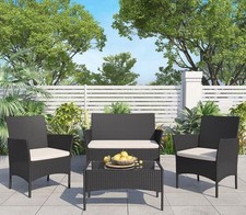 Rattan sofa set - rattan,