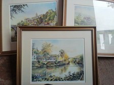 3 WATERCOLOUR PRINTS BY JOHN H. INSTANCE