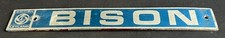 BISON COMMERCIAL WAGON FRONT CAB GRILLE BADGE VINTAGE BRITISH LEYLAND TRUCK NAME