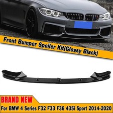 1 Set BLK Front Bumper Spoiler