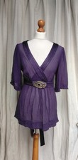 Monsoon purple silk flutter