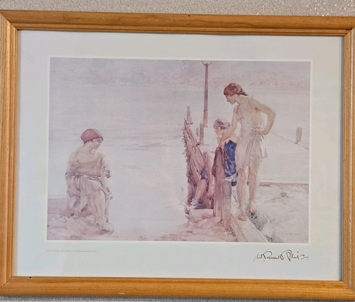 Vintage framed art print - vintage, 'an