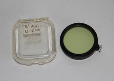 E.Leitz Wetzlar Leica UV FIOLA  A36 36MM Clamp On Filter Black Ring