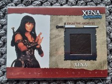 2001 Xena Season 4 & 5 Leather Costume Card R2 Rittenhouse Worn By Lucy Lawless