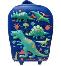 Smiggle Hardtop Trolly Bag Suitcase Dinosaurs 3d Kids Holiday Overnight