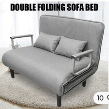 Light Grey Woven Fabric Sofa