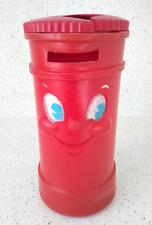 Vintage Mothercare Shape Sorter Post Box With Shapes - 1970s Childrens Toy