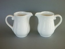 Dudson White Jug - Pair (2)