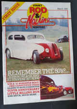 Street Rod & Machine Magazine first issue March 1983. Condition good