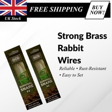 2 x 2 NEW BRASS RABBIT WIRES
