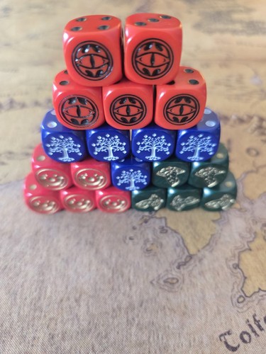 Lord the rings dice lotr - the,