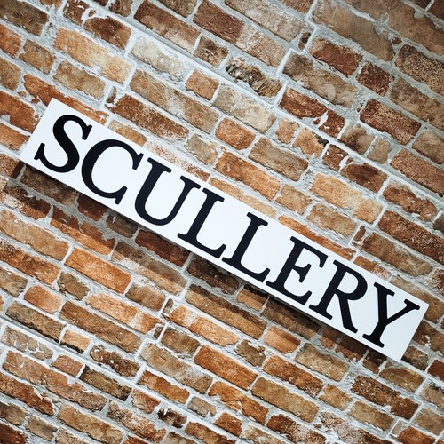 Scullery sign painted - scullery,