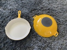 Cast Iron Yellow Wok & Frying