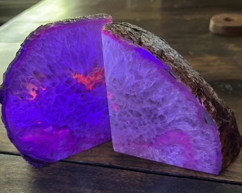 Pink purple brazil agate - pink,