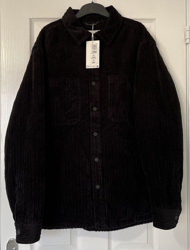 Men black corduroy - m&s,