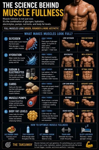 Science behind muscle fullness - science,