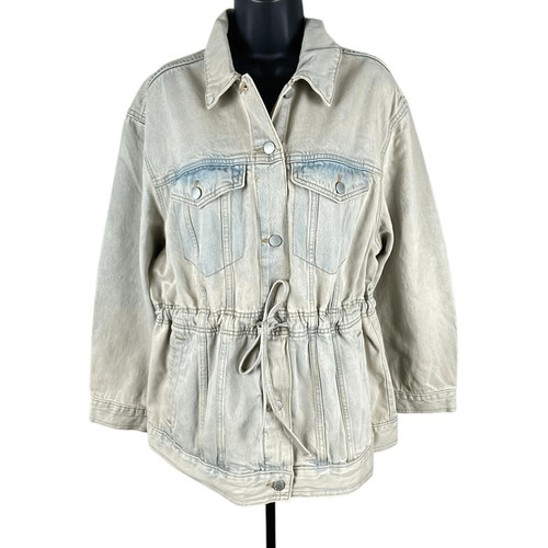 Denim cinched jacket new - denim,