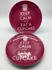 Mauve Ceramic Dessert Plates