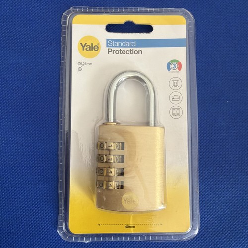 Padlock 40mm yale combination - padlock,