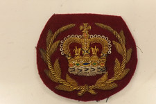 MILITARY WIRE BULLION BADGE