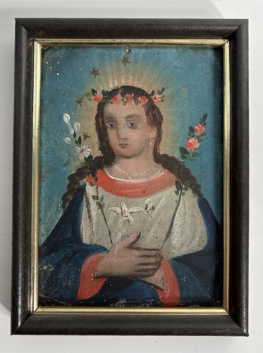 19th century retablo - retablo, antique